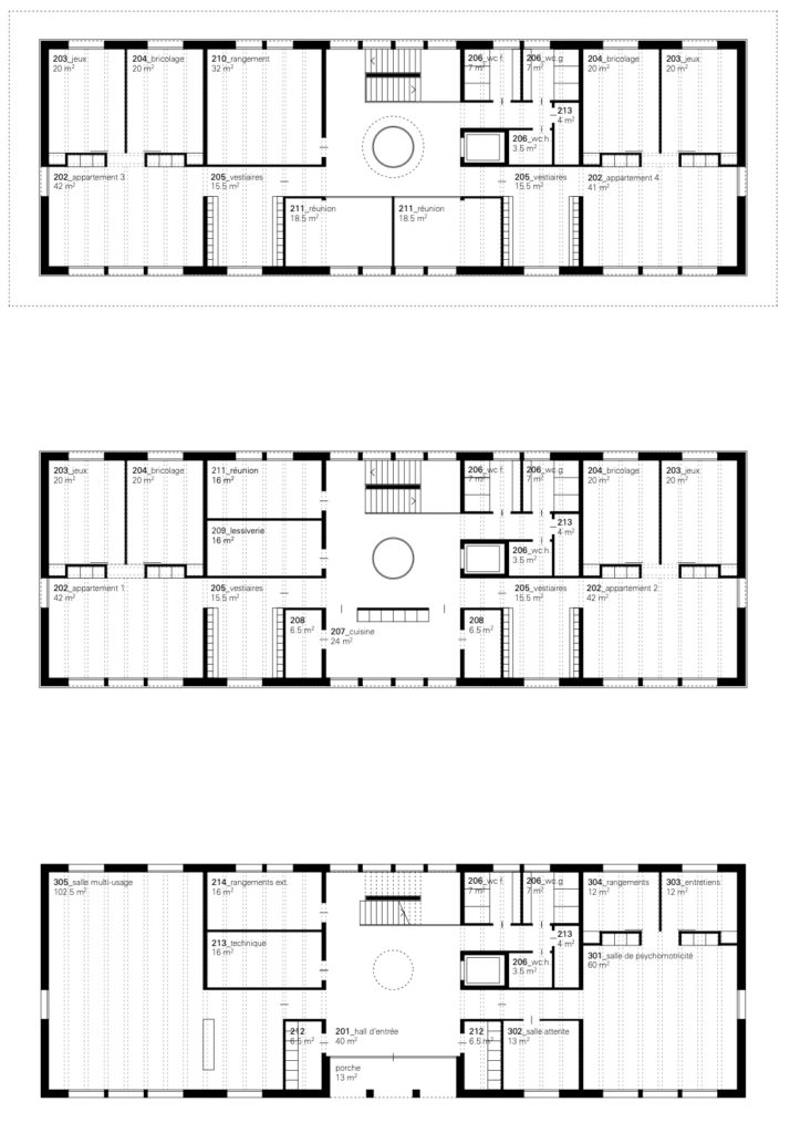 Plans - écoles Tavannes